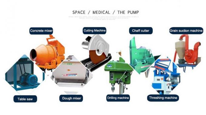 単相 2.2KW 3HP 電動交流モーター 380V 50HZ 2300 RPM 爆発防止の閉ざされたアルミホイスティング 110V パンプモーター 5KW 4