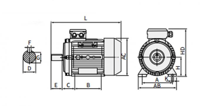 業務用 0.09kw 1500rpm コンデンサ始動非同期誘導電動機 B5 防水 220V AC電圧 60Hz 単相 コーヒー 8