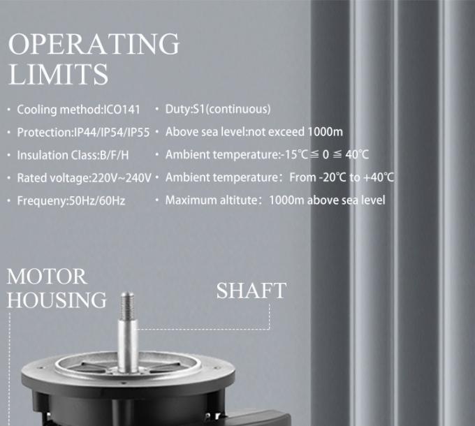 2800rpm 単相非同期モーター、防水アルミニウムハウジング、220V 50Hz 周波数のスイミングプールポンプ 2