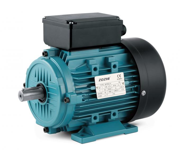 シングルフェーズ 1hp 0.75kw 220V 1500rpm インダクションモーター 0