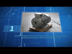 ZOZHI HS100L3-4 5.5HP/4KW空シャフト モーター黒色