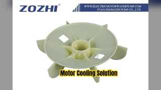 白色プラスチックファンブレード 24x151mm 7枚ブレード